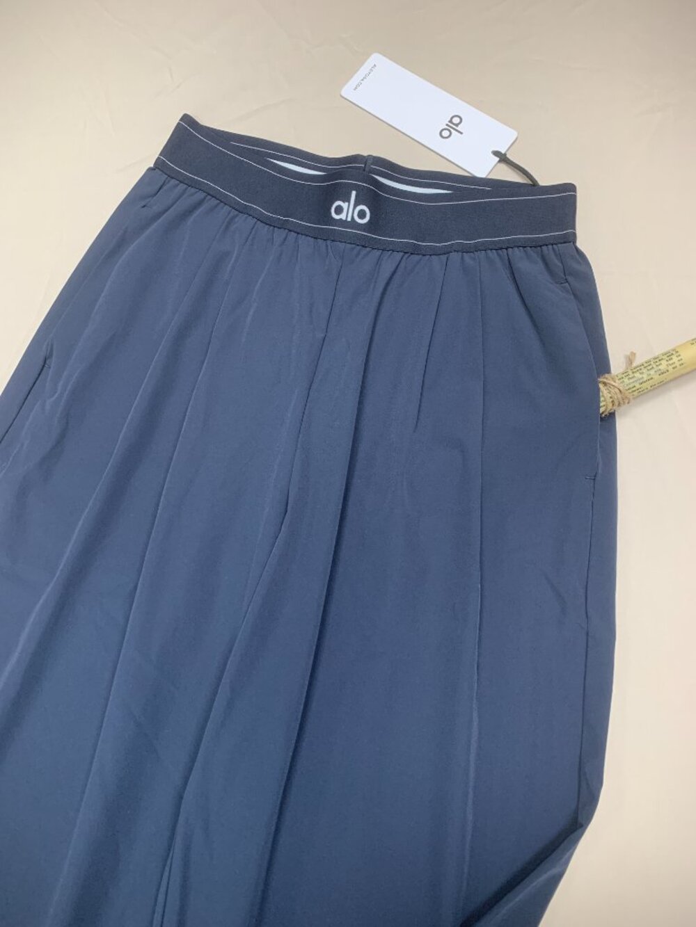 🌌ALO Yoga New Navy Relaxed Women's Suit Up Trouser✨Regular 30" Inseam - Picture 6 of 10